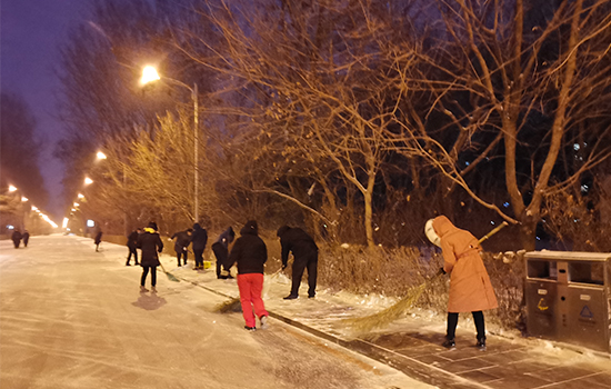 一起 | 當疫情遇到雪情 ——風雪中的遼勤建設人